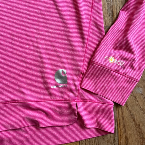 Carhartt Girls long sleeve hooded top sz XL - Picture 2 of 5